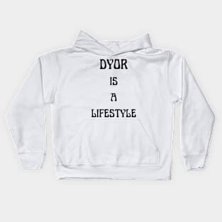 DYOR IS A LIFESTYLE Kids Hoodie